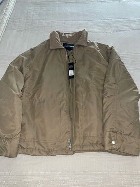 Fashion Nova Men’s Khaki Shirt Jacket